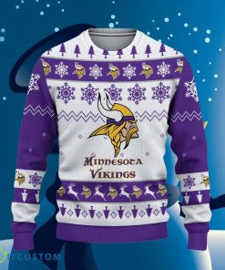 Minnesota Vikings Ugly Christmas Sweater Style Gift For Men Women Product Photo 2