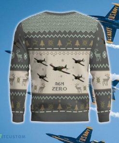 Mitsubishi A6M Zero Aircraft Ugly Christmas 3D Sweater New Gift For Fans 3 Mitsubishi A6M Zero Aircraft Ugly Christmas 3D Sweater New Gift For Fans - Mitsubishi A6M Zero_Aircraft Ugly Sweater_3