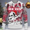 MLB Cincinnati Reds Snoopy Dabbing The Peanuts Ugly Christmas Sweater Product Photo 1