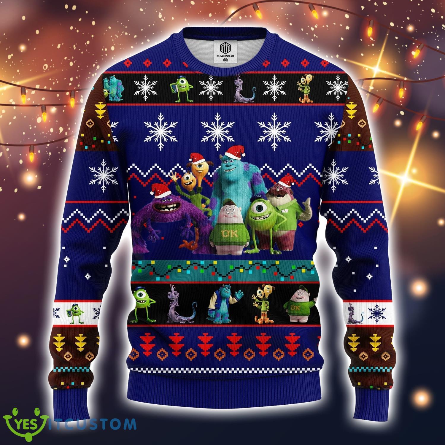 Monsters University Ugly Christmas Sweater Blue 1 Amazing Gift Family Christmas Gift 5 Monsters University Ugly Christmas Sweater Blue 1 Amazing Gift Family Christmas Gift Product Photo 1
