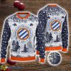 Montpellier HSC 3D Sweater Pine Trees Pattern Ugly Christmas Sweater For Big Fans Product Photo 1