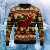Moose Pattern Ugly Christmas Gift For Men And Women, Christmas Gift Product Photo 1