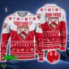 Morecambe FC Custom Name Ugly Christmas Sweater For Men And Women Gift - Morecambe FC Custom Name Ugly Christmas Sweater For Men And Women Gift