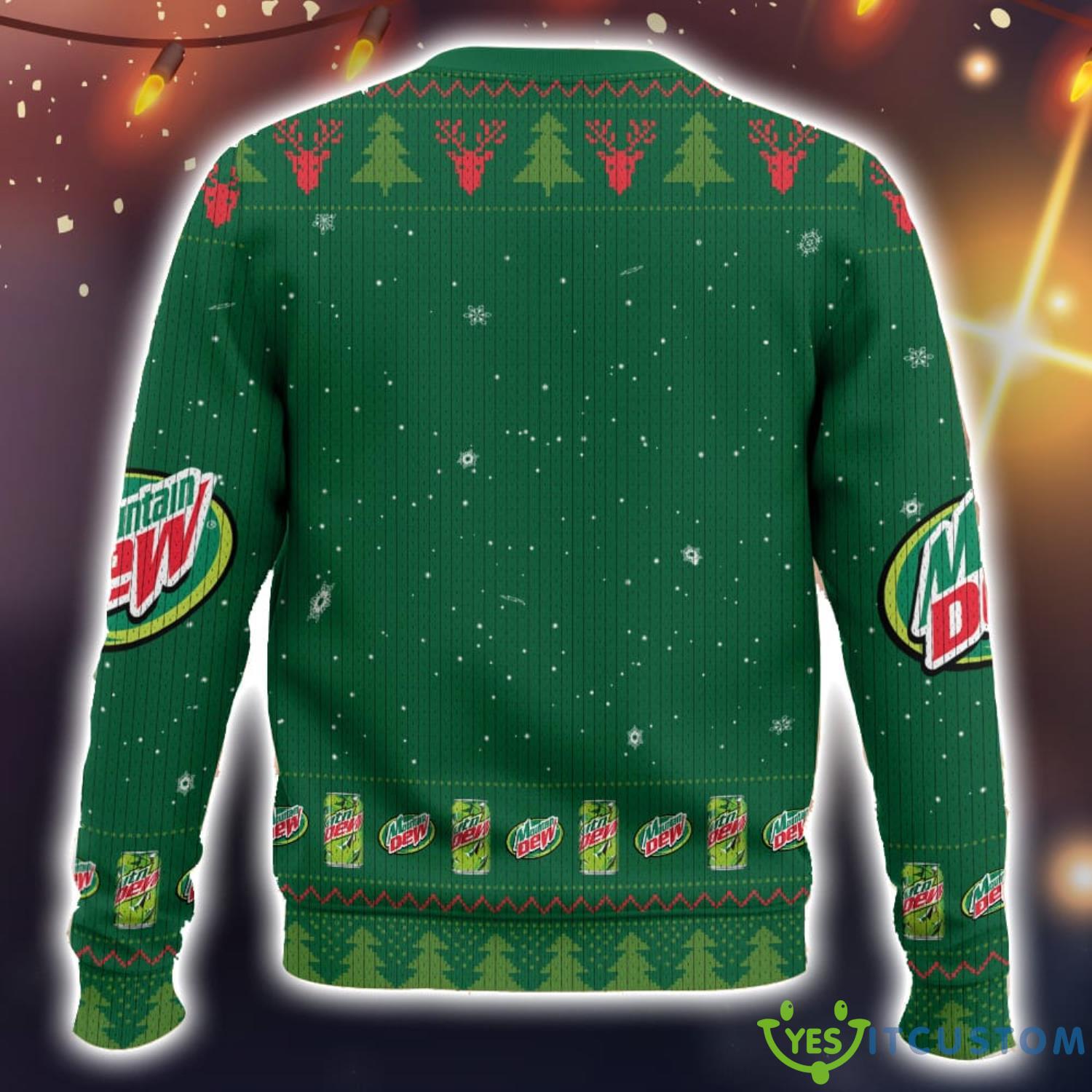 Moutain Dew Funny Christmas Gift Ugly Christmas Sweater Unisex Swweater 6 Moutain Dew Funny Christmas Gift Ugly Christmas Sweater Unisex Swweater Product Photo 2