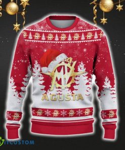 MV Agusta Ugly Christmas Sweater Car Lovers Santa Hat Tree Christmas For Fans Gift - MV Agusta Ugly Christmas Sweater_2