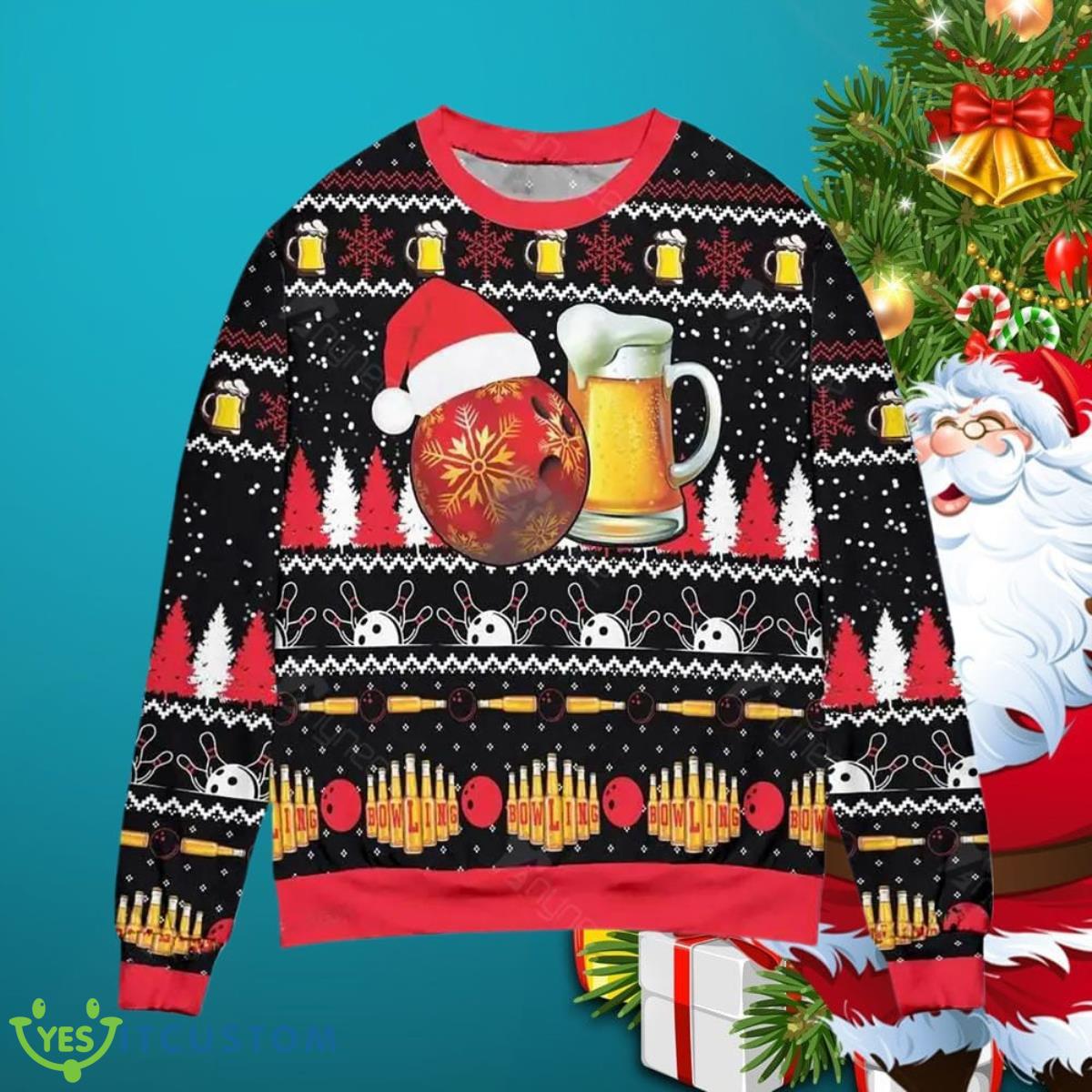 My Drinking Team Has A Bowling Problem Snowflake Ugly Christmas Sweater Special Gift 3 My Drinking Team Has A Bowling Problem Snowflake Ugly Christmas Sweater Special Gift Product Photo 1