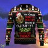 My Poodle Thinks IM Perfect Ugly Christmas Sweaters Style Gift For Men And Women Product Photo 1