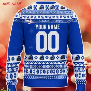 NCAA Kentucky Wildcats Christmas Ugly Sweater Custom Number And Name Gift For Fans Holidays - NCAA Kentucky Wildcats Christmas Ugly Sweater_3