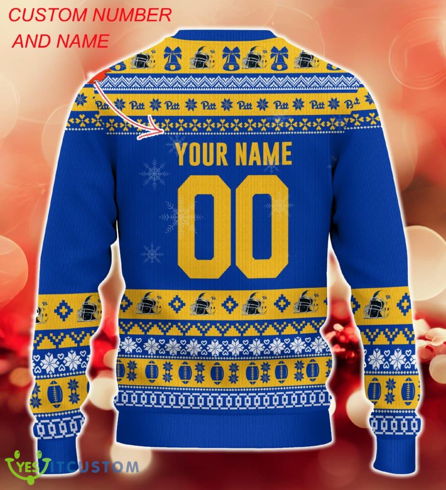 NCAA Pittsburgh Panthers Christmas Ugly Sweater Custom Number And Name Gift For Fans Holidays 6 NCAA Pittsburgh Panthers Christmas Ugly Sweater Custom Number And Name Gift For Fans Holidays - NCAA Pittsburgh Panthers Christmas Ugly Sweater_3
