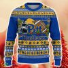 NCAA Pittsburgh Panthers Christmas Ugly Sweater Custom Number And Name Gift For Fans Holidays - NCAA Pittsburgh Panthers Christmas Ugly Sweater_2