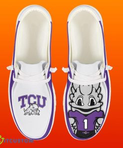 NCAA TCU Horned Frogs Custom Name Loafer Shoes Best Gift Product Photo 2