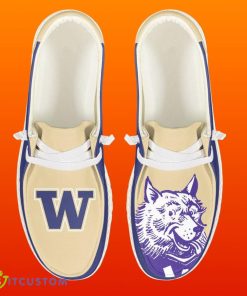NCAA Washington Huskies Custom Name Loafer Shoes Best Gifts 3 NCAA Washington Huskies Custom Name Loafer Shoes Best Gifts Product Photo 2