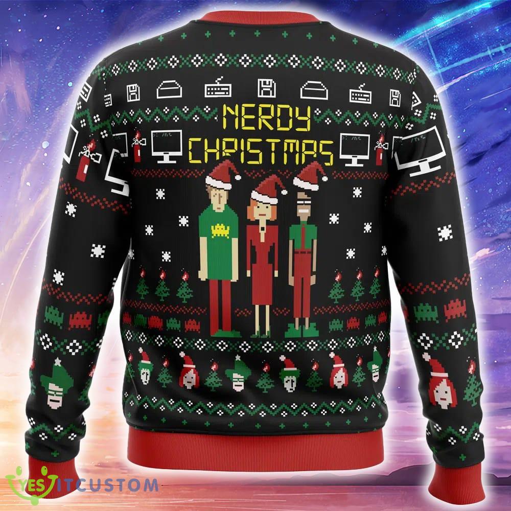 Nerdy Christmas The IT Crowd Knitted Christmas Sweater AOP Gift Holidays 6 Nerdy Christmas The IT Crowd Knitted Christmas Sweater AOP Gift Holidays - Nerdy Christmas The IT Crowd Ugly Christmas Sweater_2