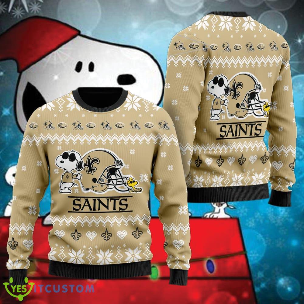 New Orleans Saints Cute The Snoopy Show Football Helmet Star Ugly Christmas Sweater AOP For Men And Women 3 New Orleans Saints Cute The Snoopy Show Football Helmet Star Ugly Christmas Sweater AOP For Men And Women - New Orleans Saints Cute The Snoopy Show Football Helmet Star Ugly Christmas Sweater AOP For Men And Women