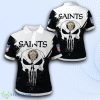 New Orleans Saints Skull Sport Polo Shirt For Fans Product Photo 1