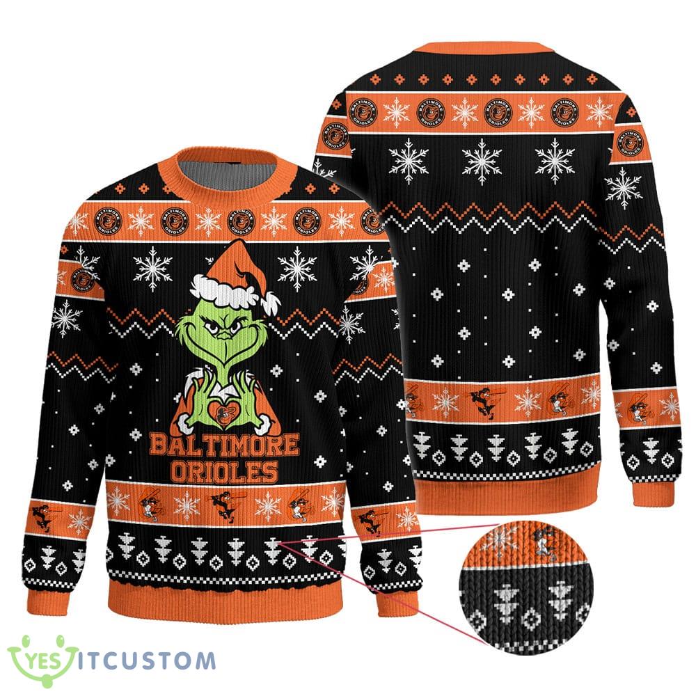 New Release Baltimore Orioles MLB Grinch Christmas Ugly Sweater Funny Holidays 3 New Release Baltimore Orioles MLB Grinch Christmas Ugly Sweater Funny Holidays - New Release Baltimore Orioles MLB Grinch Christmas Ugly Sweater Funny Holidays