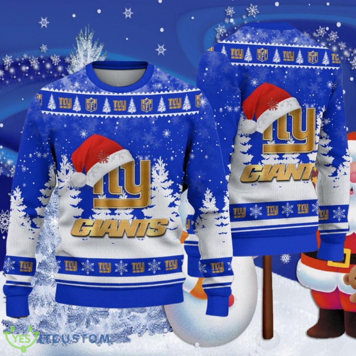 New York Giants Ugly Christmas Sweater Special Gift 7 New York Giants Ugly Christmas Sweater Special Gift Product Photo 1