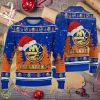 New York Islanders Logo Golden Fans Santa Hat Tree Knitted Christmas Sweater - New York Islanders Logo Golden Fans Santa Hat Tree Knitted Christmas Sweater