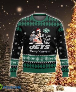 New York Jets Kissmyass Tradition Ugly 3D Sweater Tradition For Christmas 3 New York Jets Kissmyass Tradition Ugly 3D Sweater Tradition For Christmas - New York Jets Kissmyass Ugly Christmas Sweater For Men And Women Photo 2