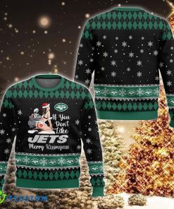 New York Jets Kissmyass Tradition Ugly 3D Sweater Tradition For Christmas - New York Jets Kissmyass Ugly Christmas Sweater For Men And Women Photo 1