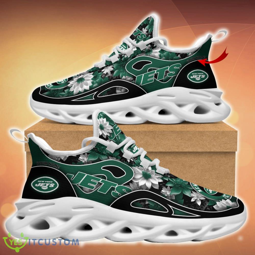 New York Jets Running Sneakers Custom Name 3D Flowers Gift Fans Fans Sports Shoes 4 New York Jets Running Sneakers Custom Name 3D Flowers Gift Fans Fans Sports Shoes - New York Jets Clunky Sneakers Custom Name_4