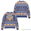 New York Knicks Basketball Team Reindeer Pattern Ugly Christmas Sweater Unisex Swweater Product Photo 1