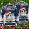 New York Yankees Logo Wearing Santa Hat Christmas Gift Ugly Christmas Sweater For Men And Women Gift Product Photo 1