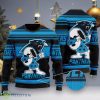 NFL Carolina Panthers Snoopy Celebrates His Victory Ugly Christmas Sweater Product Photo 1