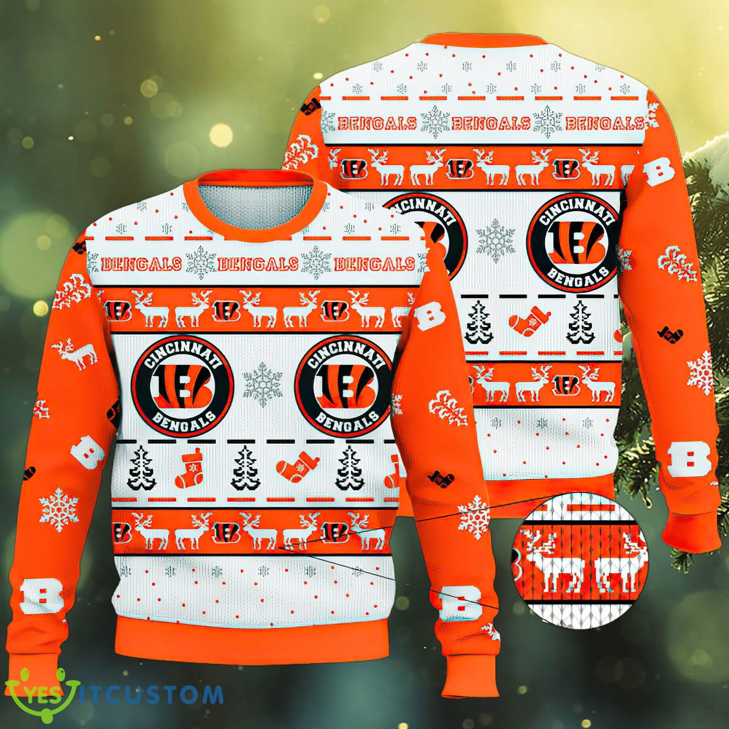 NFL Cincinnati Bengals Accessory Ugly Christmas Sweater Gift For Holidays 3 NFL Cincinnati Bengals Accessory Ugly Christmas Sweater Gift For Holidays - NFL Cincinnati Bengals Accessory Ugly Christmas Sweater Gift For Holidays