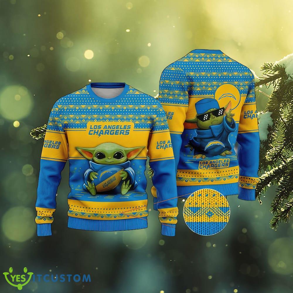 NFL Los Angeles Chargers Cookies Ugly Xmas Sweater For Men And Women 3 NFL Los Angeles Chargers Cookies Ugly Xmas Sweater For Men And Women - NFL Los Angeles Chargers Cookies Ugly Xmas Sweater For Men And Women