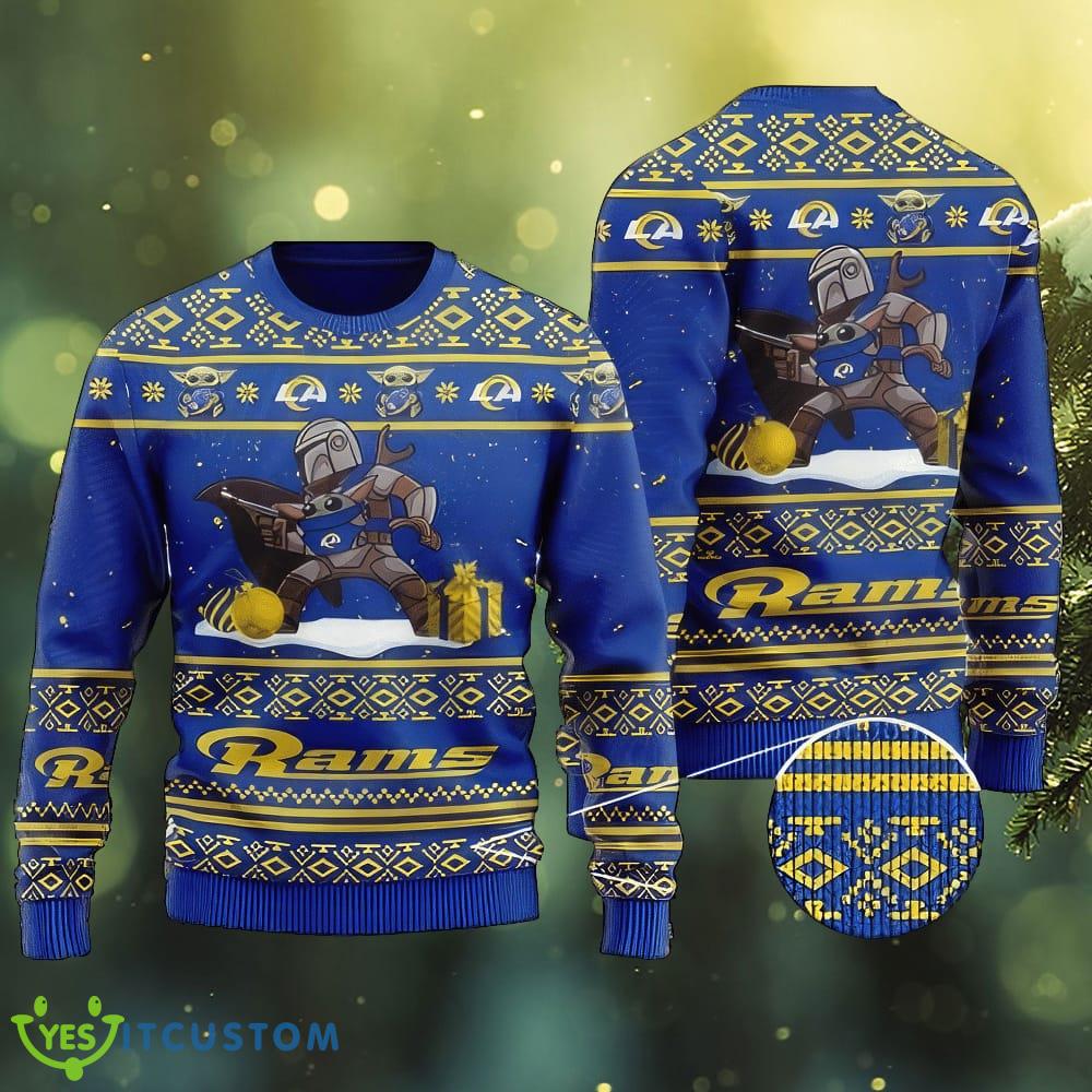 NFL Los Angeles Rams Tinsel Ugly Christmas Sweater AOP For Men And Women 3 NFL Los Angeles Rams Tinsel Ugly Christmas Sweater AOP For Men And Women - NFL Los Angeles Rams Tinsel Ugly Christmas Sweater AOP For Men And Women