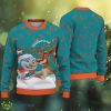 NFL Miami Dolphins Icy Ugly Christmas Sweater Gift For Holidays - NFL Miami Dolphins Icy Ugly Christmas Sweater Gift For Holidays