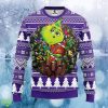 NFL Minnesota Vikings Grinch Hug Christmas Ugly Sweater Gift For Awesome Sweater 3D For Fans Product Photo 1