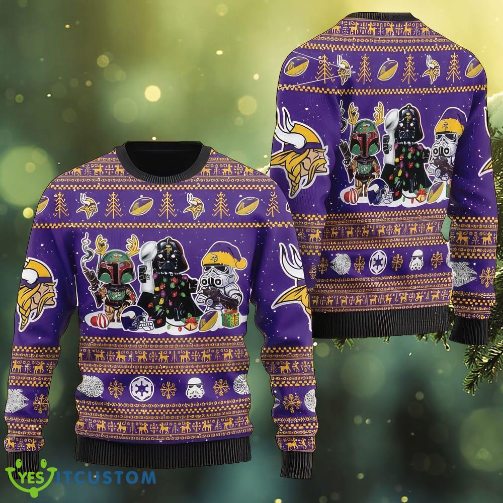NFL Minnesota Vikings Heater Ugly Christmas 3D Sweater For Men And Women 3 NFL Minnesota Vikings Heater Ugly Christmas 3D Sweater For Men And Women - NFL Minnesota Vikings Heater Ugly Christmas 3D Sweater For Men And Women