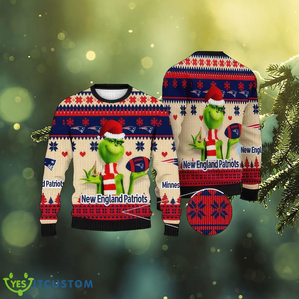 NFL New England Patriots Frankincense Knitted Christmas Sweater Gift For Holidays 3 NFL New England Patriots Frankincense Knitted Christmas Sweater Gift For Holidays - NFL New England Patriots Frankincense Knitted Christmas Sweater Gift For Holidays