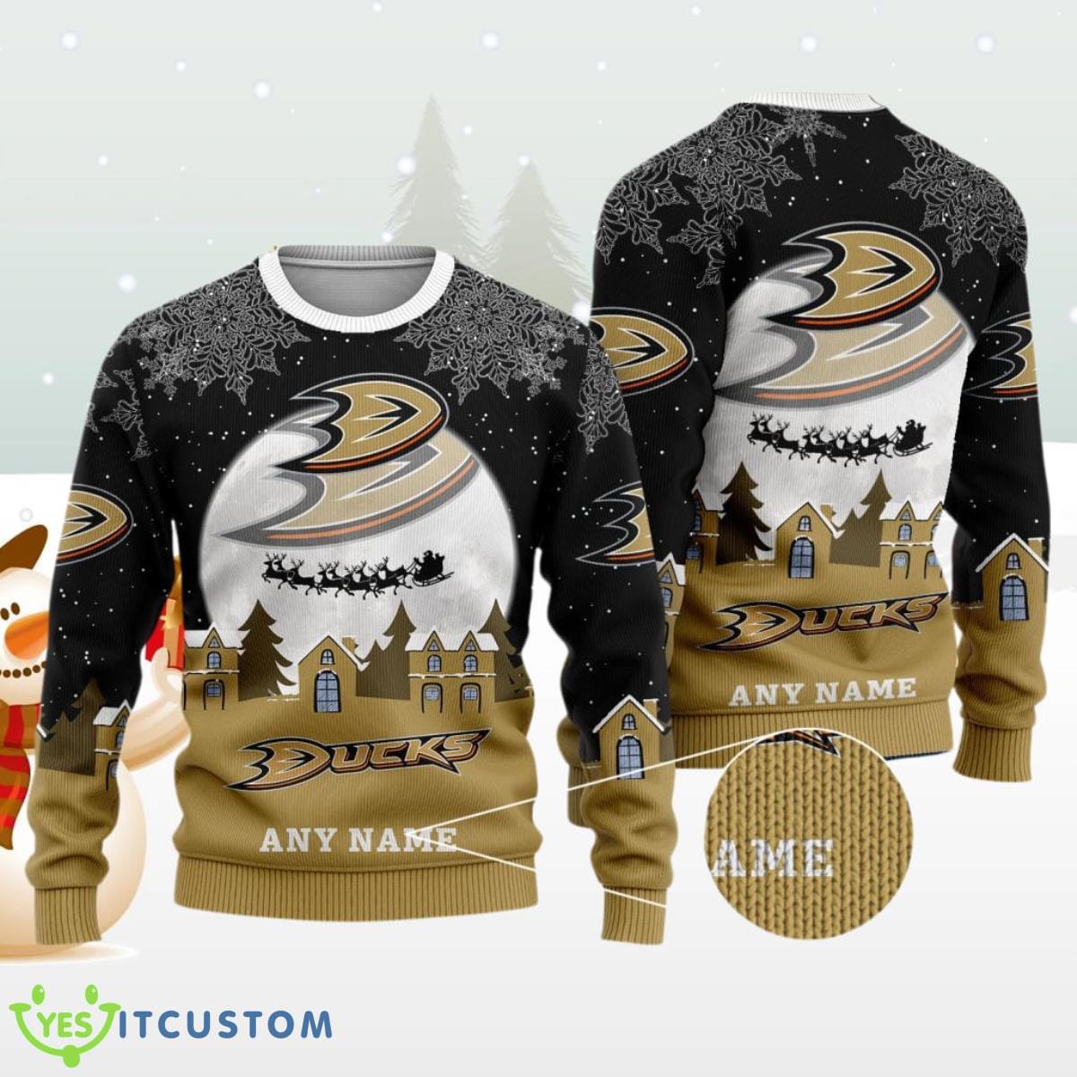 NHL Anaheim Ducks Special Christmas Ugly Sweater Best Gift Design 3 NHL Anaheim Ducks Special Christmas Ugly Sweater Best Gift Design Product Photo 1