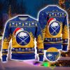 NHL Buffalo Sabres Logo Wearing Santa Hat Ugly Christmas Sweater For Men And Women Gift Product Photo 1