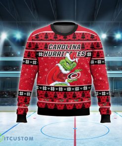 NHL Carolina Hurricanes Grinch Logo New Ugly Christmas Sweater For Men And Women 3 NHL Carolina Hurricanes Grinch Logo New Ugly Christmas Sweater For Men And Women - NHL Carolina Hurricanes Grinch New Style 2023 Ugly Christmas Sweater For Men And Women Photo 2