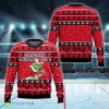 NHL Carolina Hurricanes Grinch Logo New Ugly Christmas Sweater For Men And Women - NHL Carolina Hurricanes Grinch New Style 2023 Ugly Christmas Sweater For Men And Women Photo 1