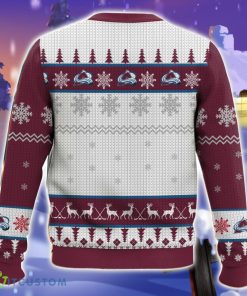 NHL Colorado Avalanche 3D Christmas Sweater Ugly Christmas Sweater Christmas Gift Ideas Product Photo 2