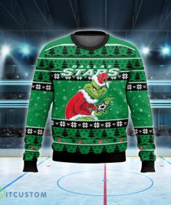 NHL Dallas Stars Grinch Logo New Ugly Christmas 3D Sweater For Men And Women 3 NHL Dallas Stars Grinch Logo New Ugly Christmas 3D Sweater For Men And Women - NHL Dallas Stars Grinch New Style 2023 Ugly Christmas Sweater For Men And Women Photo 2