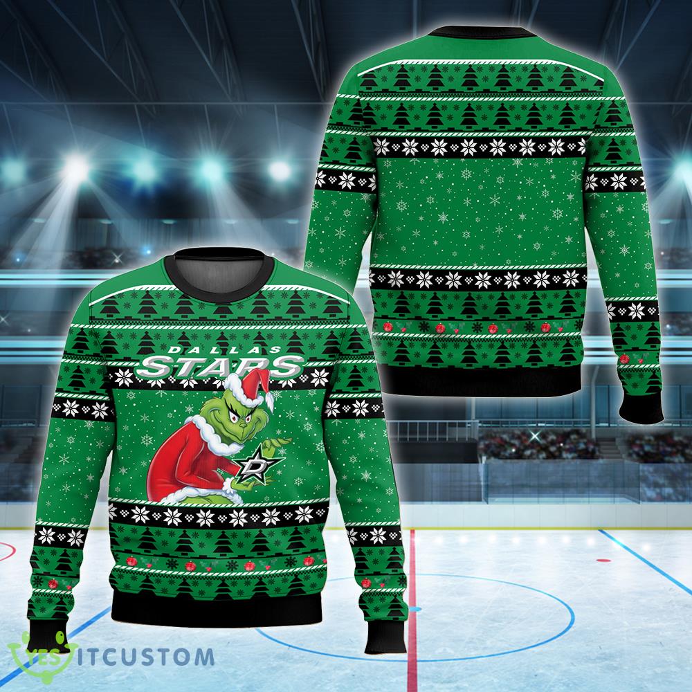 NHL Dallas Stars Grinch Logo New Ugly Christmas 3D Sweater For Men And Women 5 NHL Dallas Stars Grinch Logo New Ugly Christmas 3D Sweater For Men And Women - NHL Dallas Stars Grinch New Style 2023 Ugly Christmas Sweater For Men And Women Photo 1