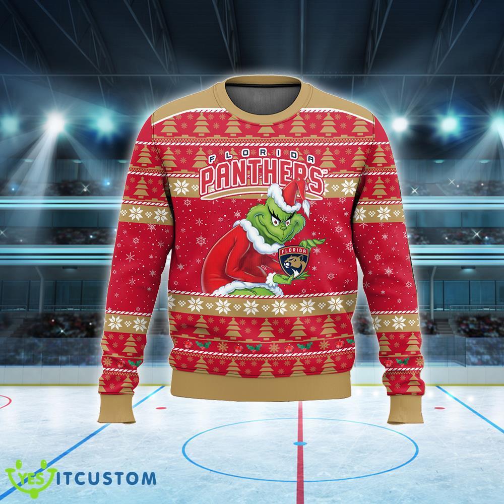NHL Florida Panthers Grinch Logo New Ugly Christmas 3D Sweater For Men And Women 6 NHL Florida Panthers Grinch Logo New Ugly Christmas 3D Sweater For Men And Women - NHL Florida Panthers Grinch New Style 2023 Ugly Christmas Sweater For Men And Women Photo 2