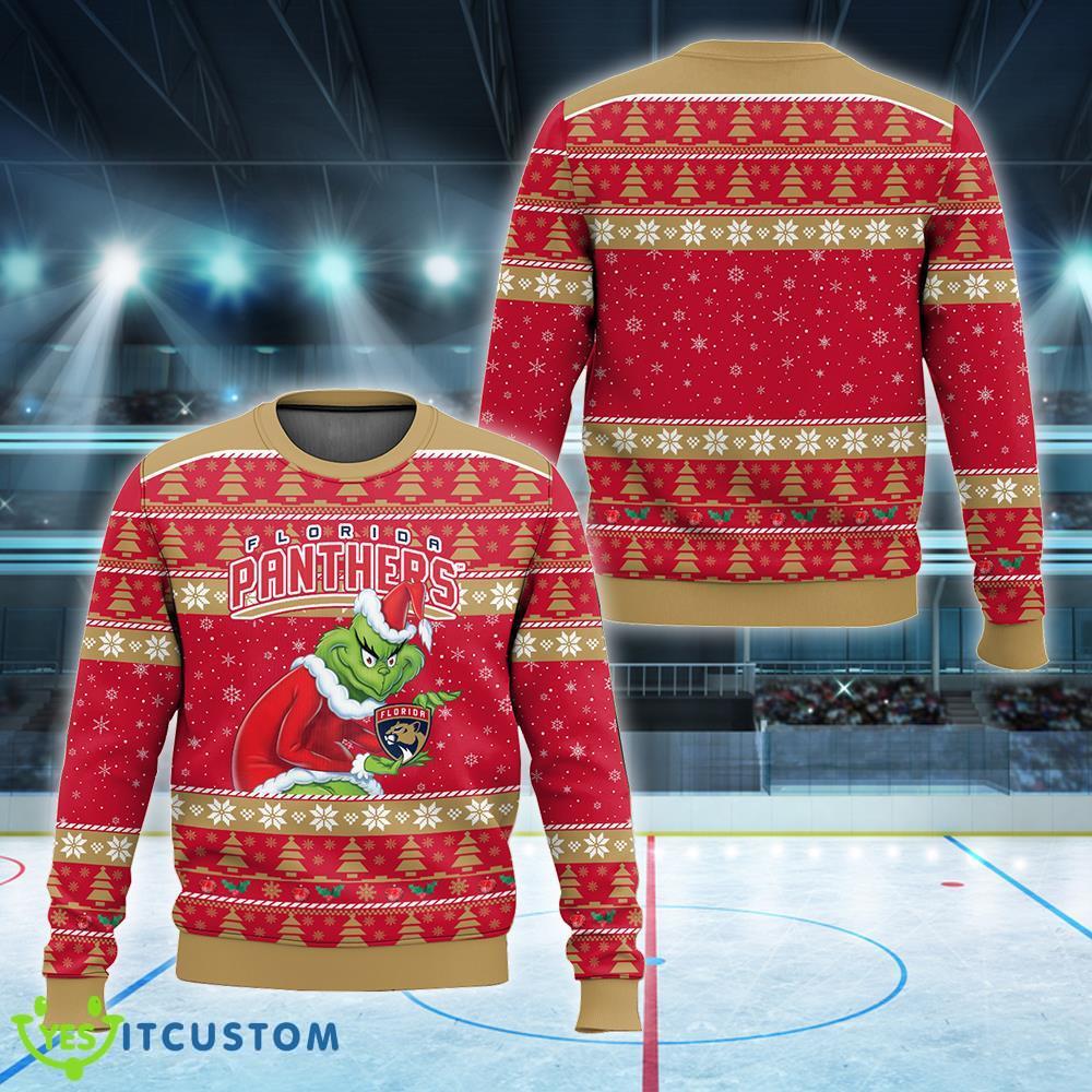 NHL Florida Panthers Grinch Logo New Ugly Christmas 3D Sweater For Men And Women 5 NHL Florida Panthers Grinch Logo New Ugly Christmas 3D Sweater For Men And Women - NHL Florida Panthers Grinch New Style 2023 Ugly Christmas Sweater For Men And Women Photo 1