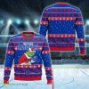 NHL New York Rangers Grinch Logo New Ugly Christmas Sweater Gift For Holidays - NHL New York Rangers Grinch New Style 2023 Ugly Christmas Sweater For Men And Women Photo 1