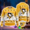 NHL Pittsburgh Penguins Logo Wearing Santa Hat Ugly Christmas Sweater For Men And Women Gift Product Photo 1