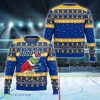 NHL St. Louis Blues Grinch Logo New Ugly Christmas Sweater Gift For Holidays - NHL St. Louis Blues Grinch New Style 2023 Ugly Christmas Sweater For Men And Women Photo 1