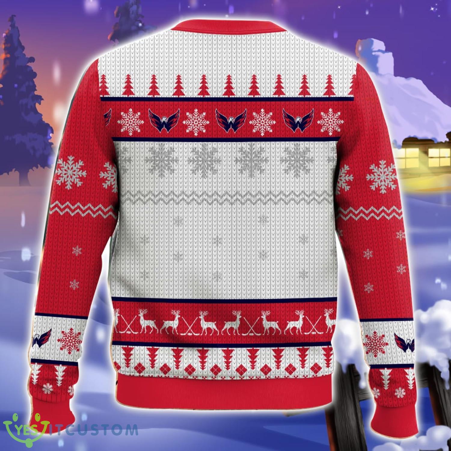 NHL Washington Capitals 3D Christmas Sweater Ugly Christmas Sweater Christmas Gift Ideas 6 NHL Washington Capitals 3D Christmas Sweater Ugly Christmas Sweater Christmas Gift Ideas Product Photo 2
