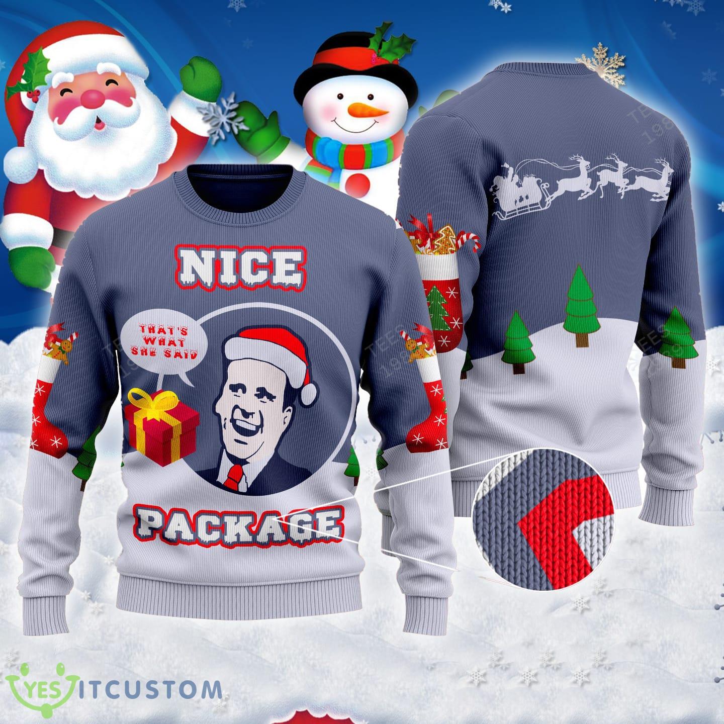 Nice Package Michael Scott Ugly Sweater Christmas 3 Nice Package Michael Scott Ugly Sweater Christmas - Nice Package Michael Scott Ugly Sweater Christmas