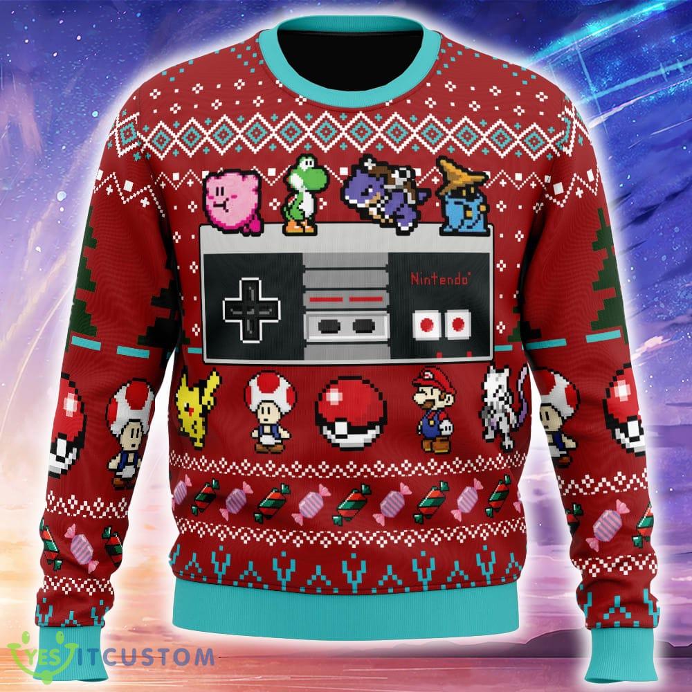 Nintendo Controller Ugly Christmas Sweater Gift For Fans 3 Nintendo Controller Ugly Christmas Sweater Gift For Fans - Nintendo Controller Ugly Christmas Sweater_1
